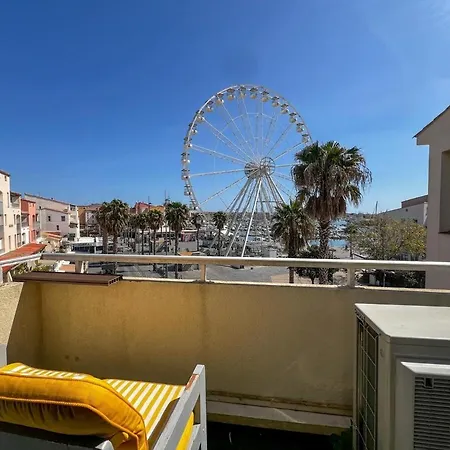 App Centre Port Cap D'agde Parking 公寓 *